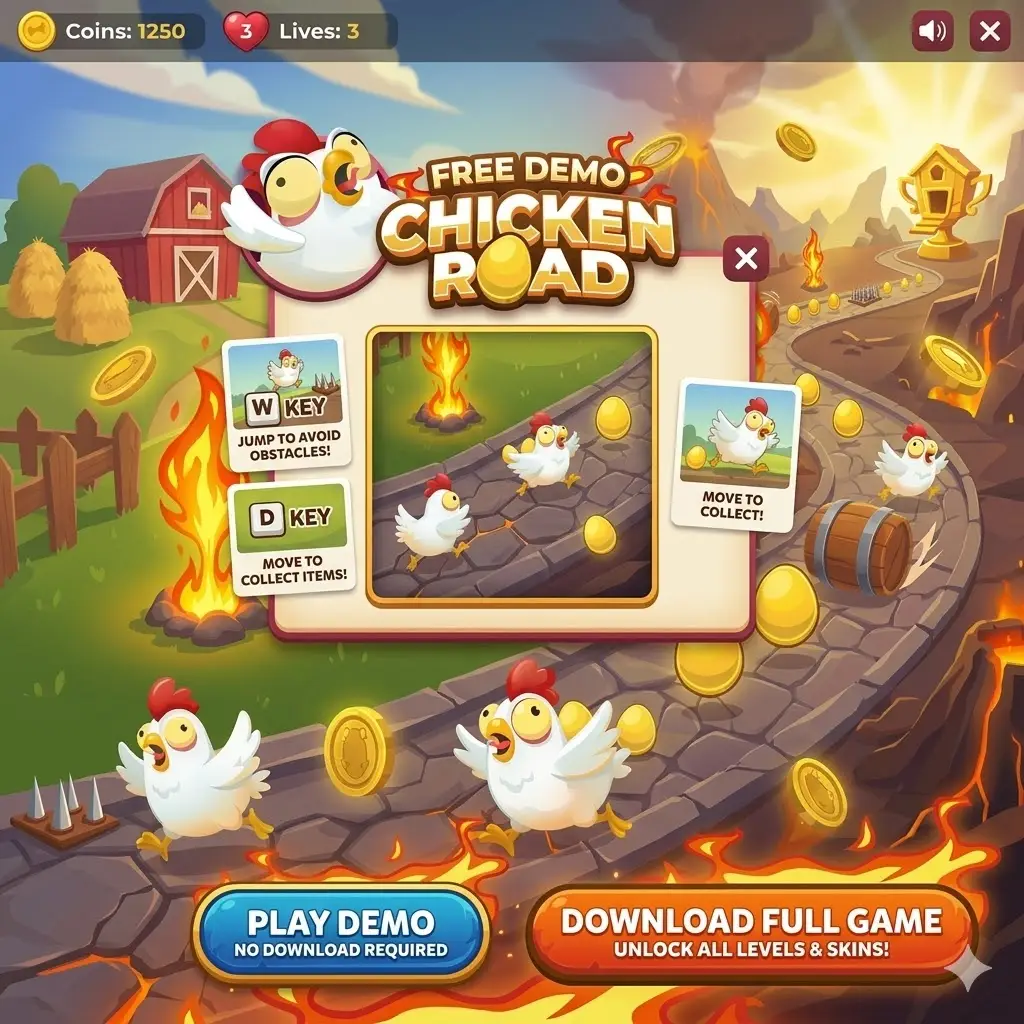 Chicken road demó verzió ingyen játék